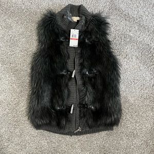 NWT Michael Kors Fur Vest